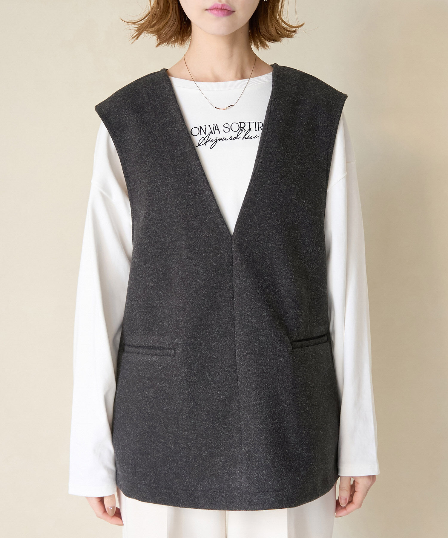 Rope&rsquo;Picnic「セットアップ対応/ベストトップス」|ベスト・ジレ|