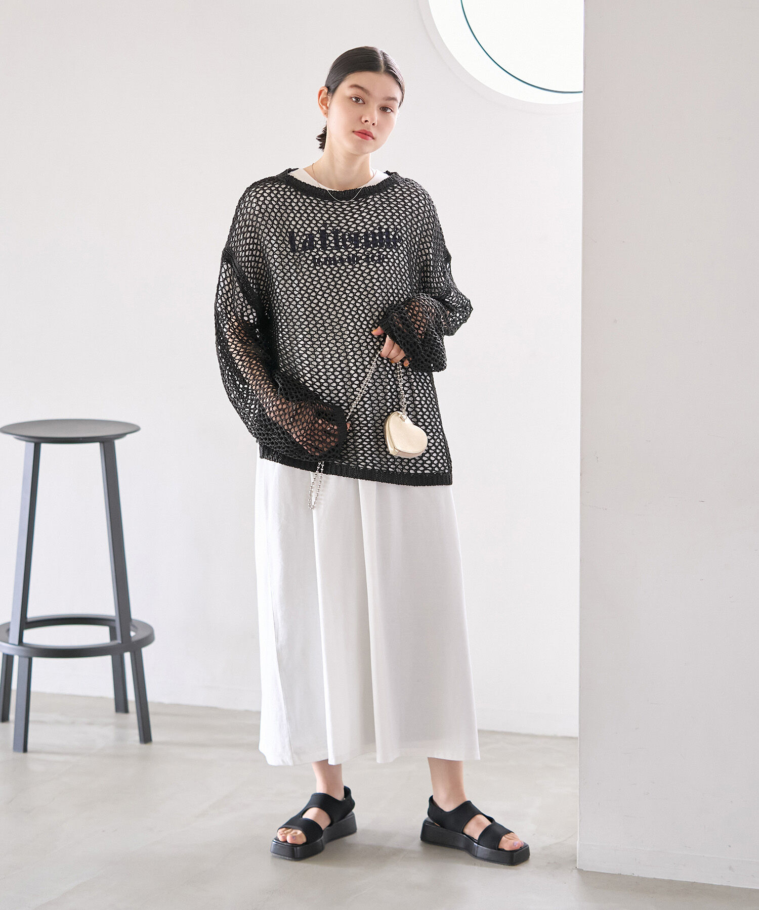 ROPE' PICNIC R「メッシュニットトップス」|ニット・セーター|