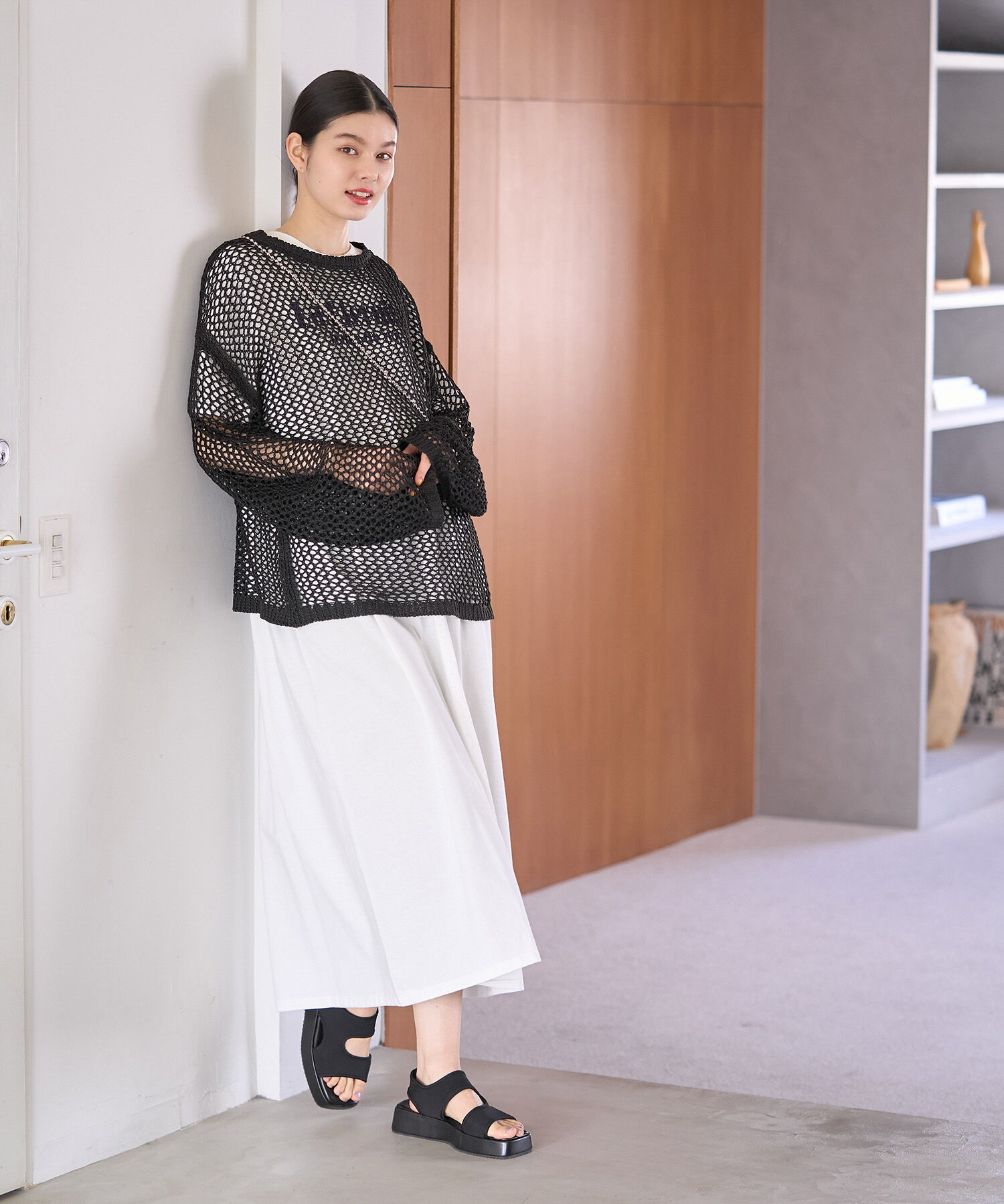 ROPE' PICNIC R「メッシュニットトップス」|ニット・セーター|