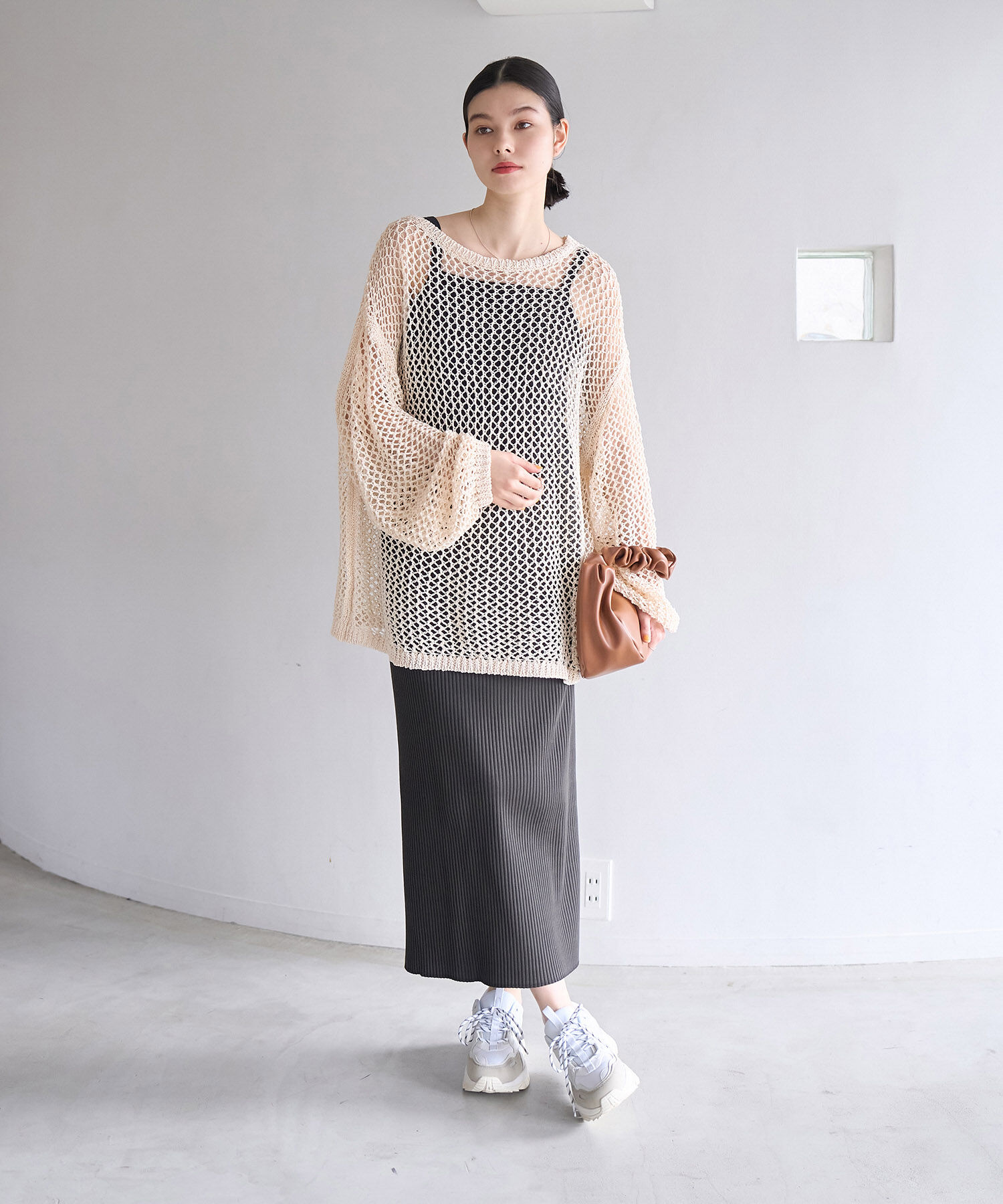 ROPE' PICNIC R「メッシュニットトップス」|ニット・セーター|