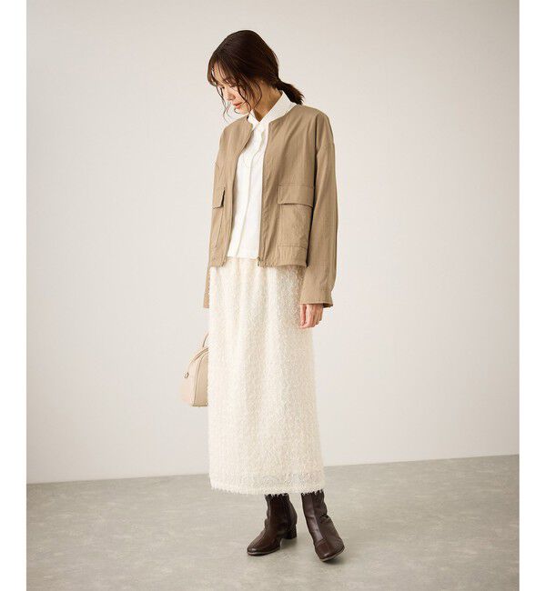 Rope&rsquo;Picnic「レーヨンナイロンブルゾン」|ブルゾン・スタジャン|