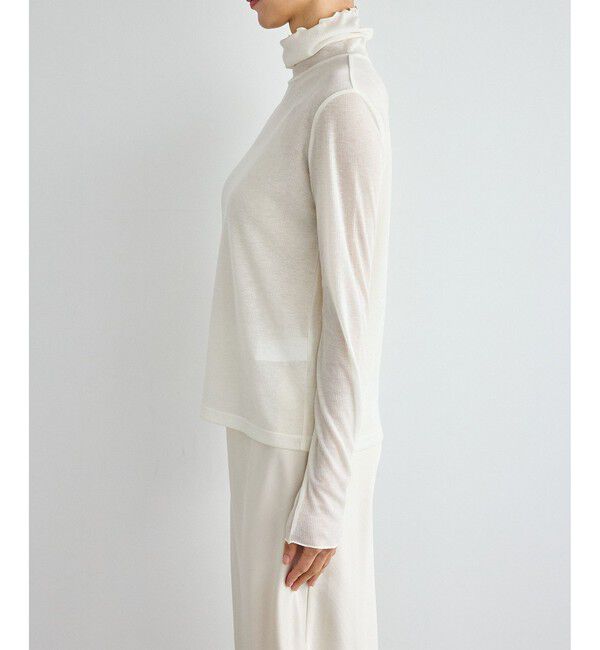 Rope&rsquo;Picnic「ラメシアーリブタートルトップス」|Tシャツ・カットソー|