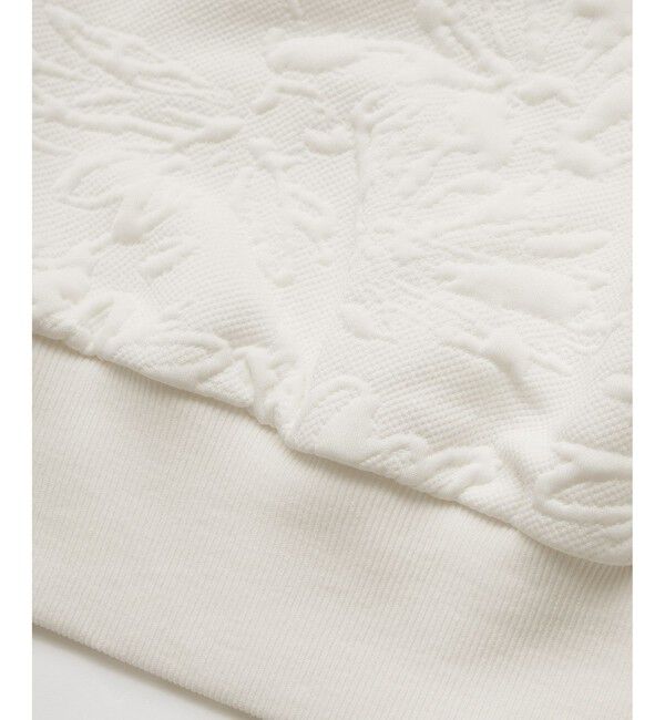 Rope&rsquo;Picnic「2WAYボートネック花柄ふくれジャガードプルオーバー」|スウェット・ジャージ|