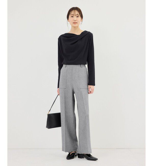 Rope&rsquo;Picnic「ベイカーワイドパンツ/UVカット・防シワ」|チノ|