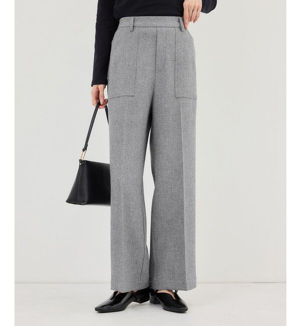 Rope&rsquo;Picnic「ベイカーワイドパンツ/UVカット・防シワ」|チノ|