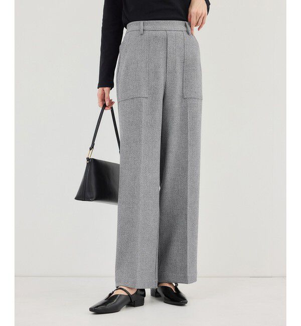 Rope&rsquo;Picnic「ベイカーワイドパンツ/UVカット・防シワ」|チノ|