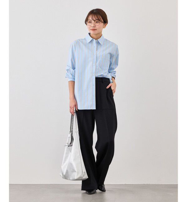 Rope&rsquo;Picnic「ベイカーワイドパンツ/UVカット・防シワ」|チノ|