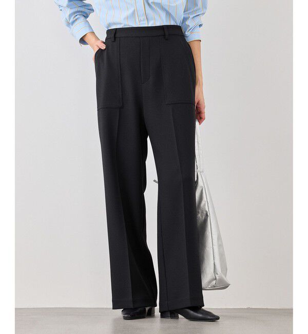 Rope&rsquo;Picnic「ベイカーワイドパンツ/UVカット・防シワ」|チノ|