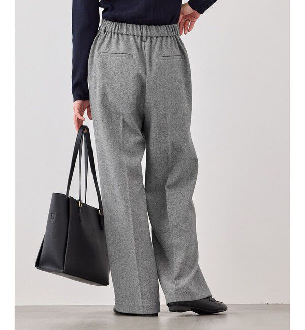 Rope&rsquo;Picnic「ベイカーワイドパンツ/UVカット・防シワ」|チノ|