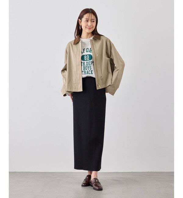 Rope&rsquo;Picnic「配色フィールドジャケットブルゾン」|ブルゾン・スタジャン|