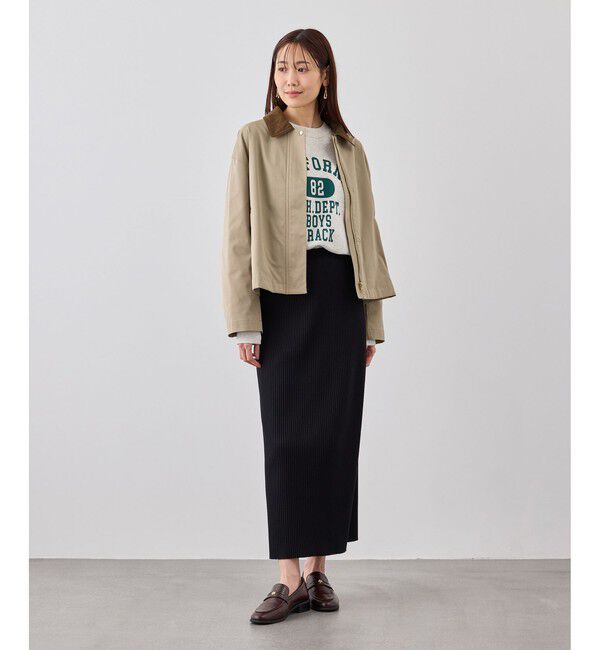 Rope&rsquo;Picnic「配色フィールドジャケットブルゾン」|ブルゾン・スタジャン|