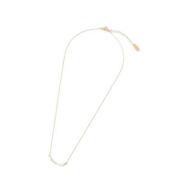 ROPE PICNIC PASSAGE「パールカーブラインショートネックレス」|ネックレス|