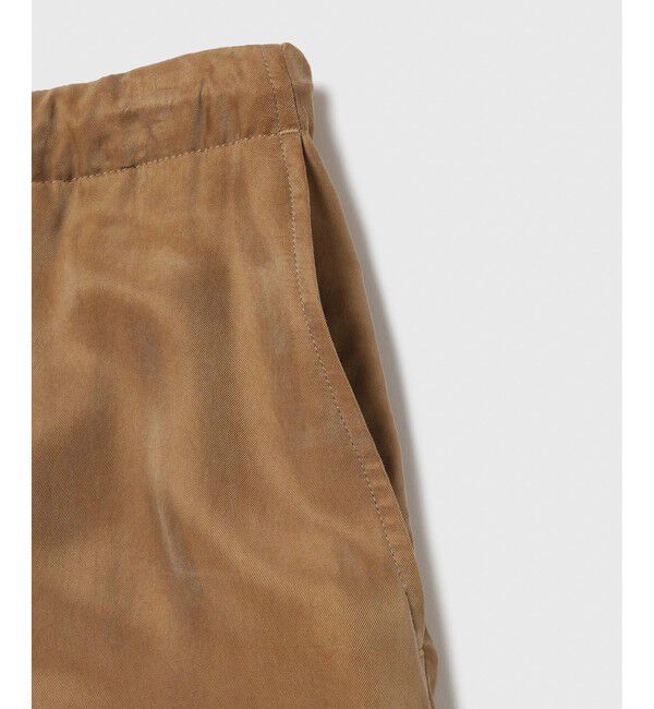 ADAM ET ROPE'「キュプラビスコース ワイドイージーパンツ  / セットアップ対応 」|チノ|