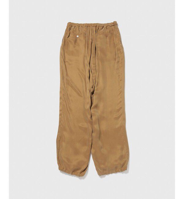 ADAM ET ROPE'「キュプラビスコース ワイドイージーパンツ  / セットアップ対応 」|チノ|