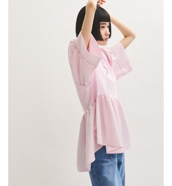 ADAM ET ROPE'「【新色追加】・【サステナブル】バウンスカフスプルオーバー」|Tシャツ・カットソー|