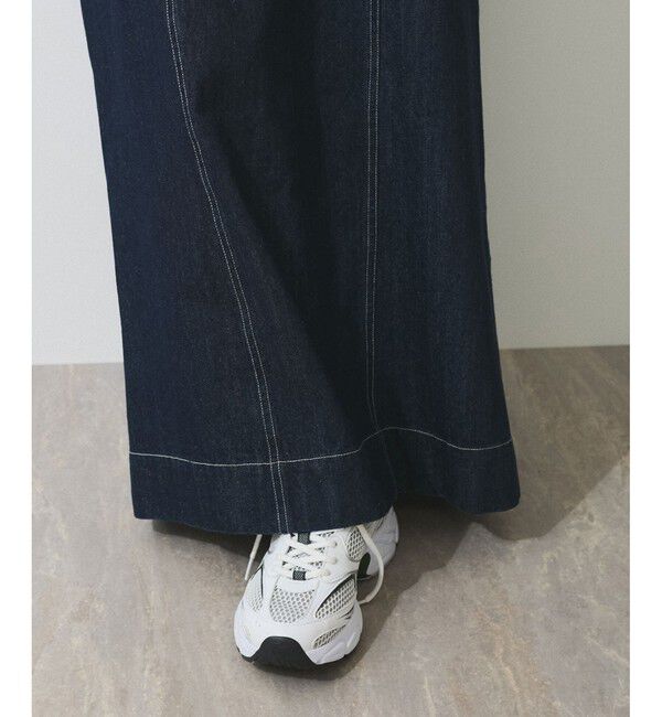 ADAM ET ROPE'「【WEB限定】デニムキャミワンピース」|ワンピース|