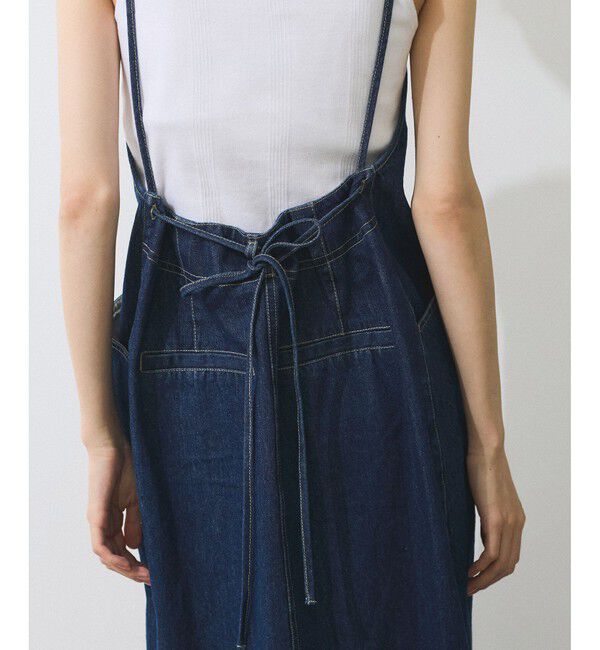 ADAM ET ROPE'「【WEB限定】デニムキャミワンピース」|ワンピース|