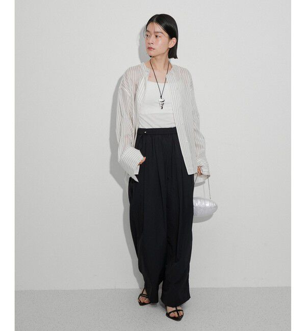 ADAM ET ROPE'「【定番人気】撥水ナイロンイージーパンツ」|チノ|