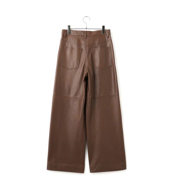 ADAM ET ROPE'「【EMOELLE】レザーパンツ」|チノ|