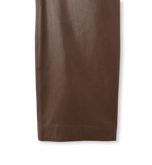 ADAM ET ROPE'「【EMOELLE】レザーパンツ」|チノ|