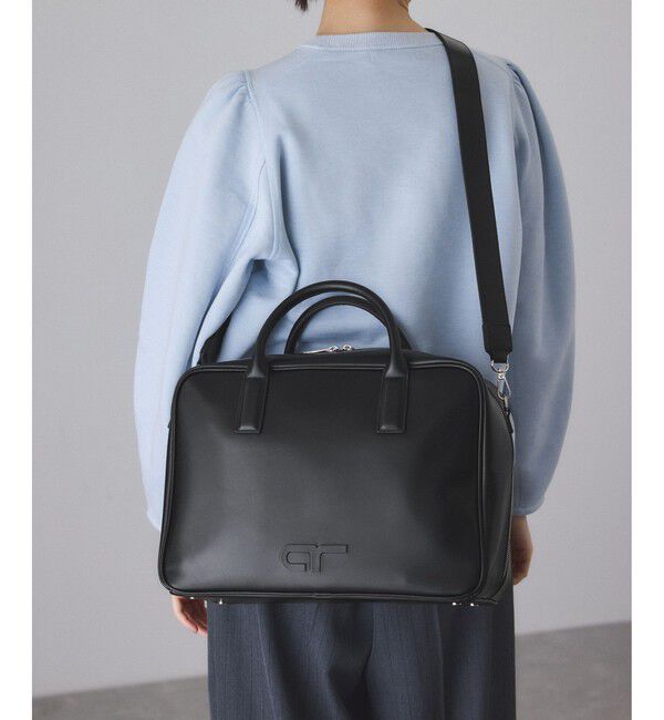 ADAM ET ROPE'「【サステナブル】ロゴボストンビッグバッグ」|ボストンバッグ|