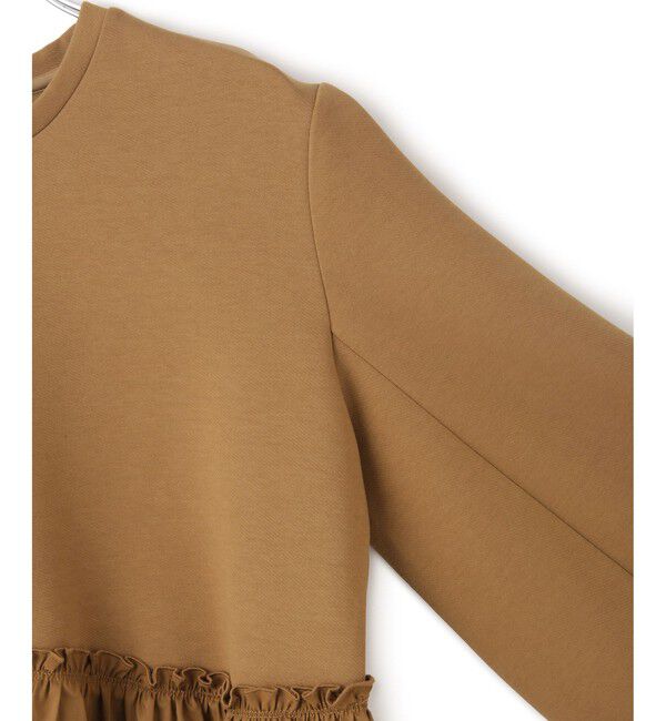 ADAM ET ROPE'「【WEB限定】ペプラムコンビプルオーバー」|Tシャツ・カットソー|