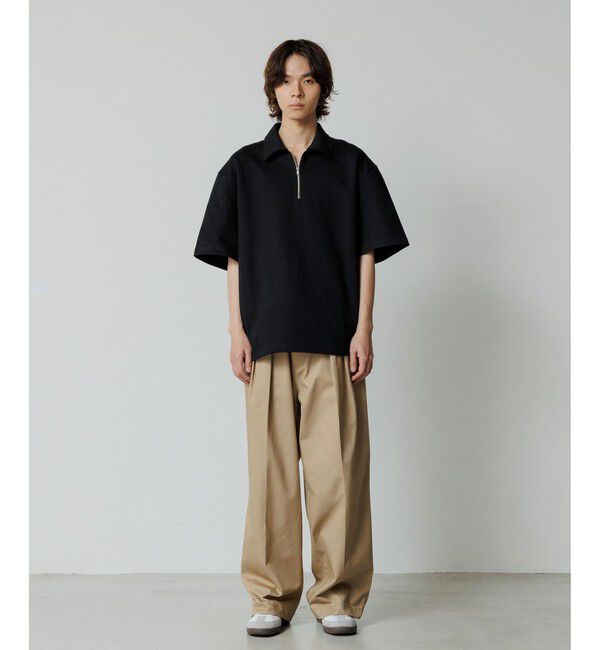 ADAM ET ROPE'「【WEB限定】2タック ワイドルーズ ドカンパンツ / バリエーション バギーパンツ / チノ / ユニセックス」|チノ|