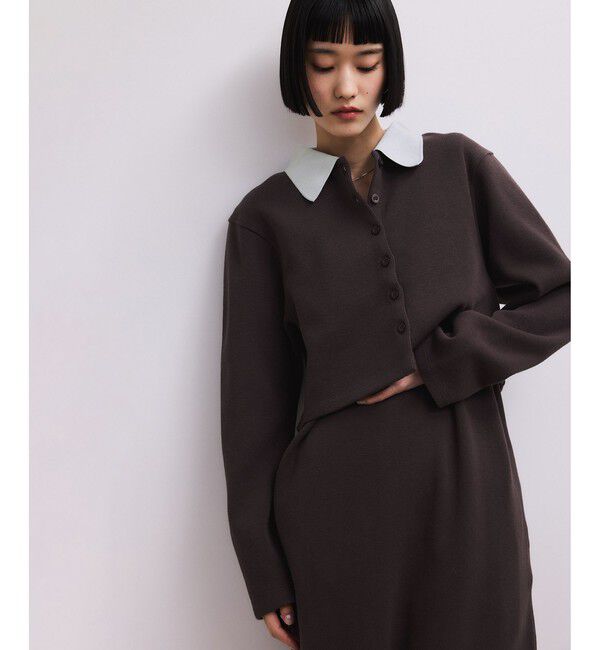 ADAM ET ROPE'「【WEB限定】カーディガンセットワンピース」|ワンピース|