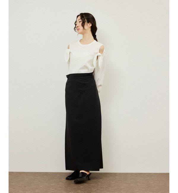 ADAM ET ROPE'「ドロストリーンスカート」|スカート|