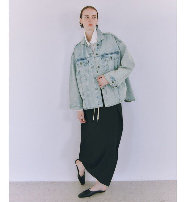 ADAM ET ROPE'「ドロストリーンスカート」|スカート|