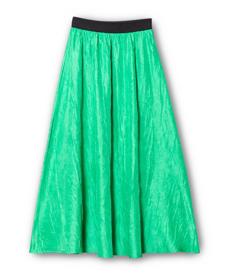  「ワッシャーフレアースカート」|フレア|