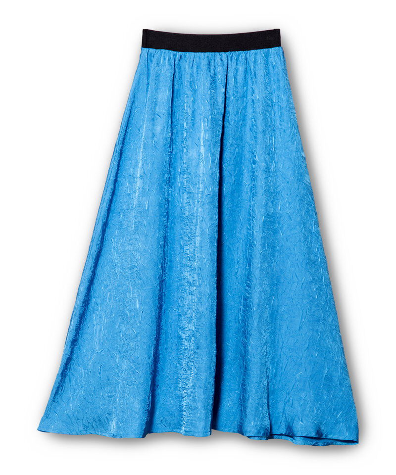  「ワッシャーフレアースカート」|フレア|