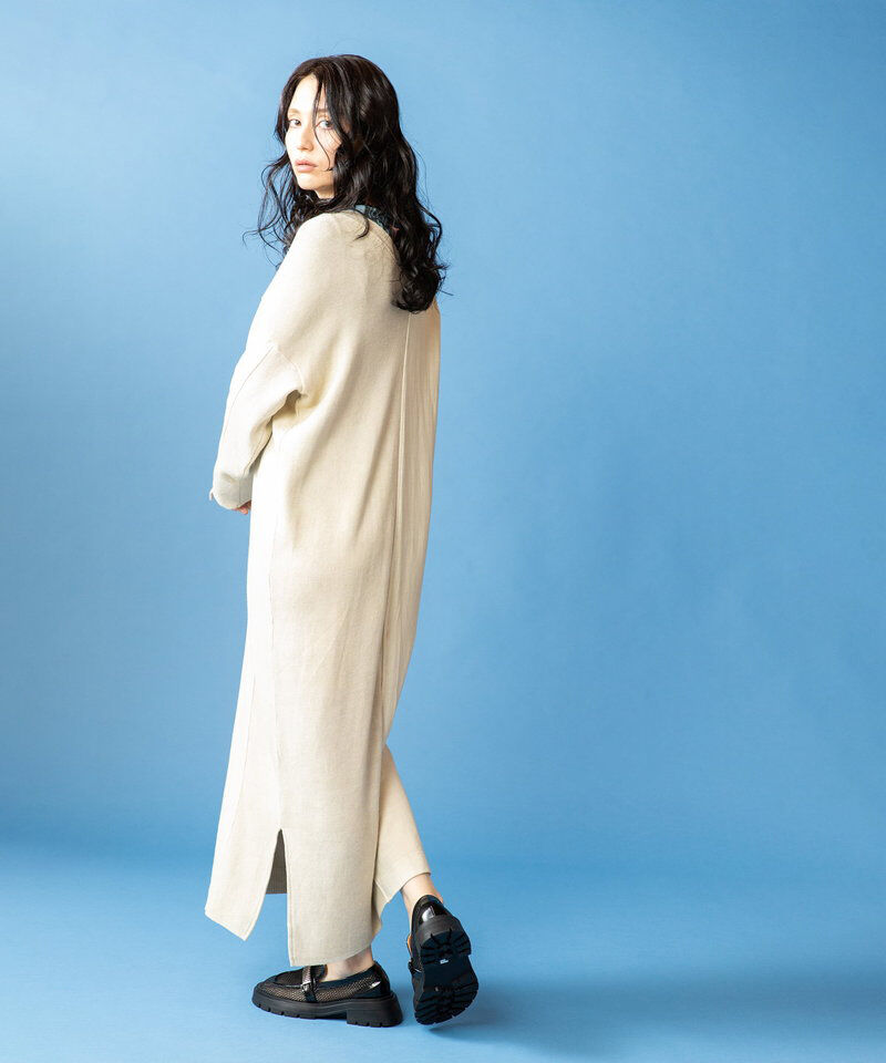  「2WAY切替RIBニットワンピース」|ワンピース|