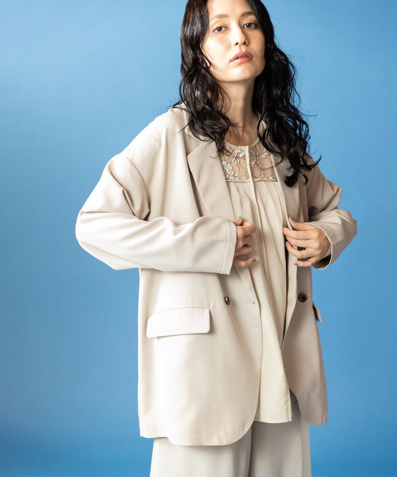  「バックタックジャケット」|テーラードジャケット|