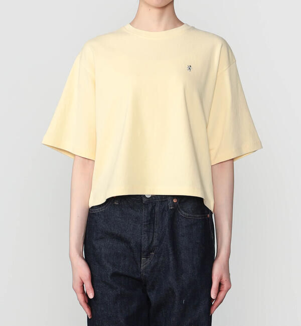 GYMPHLEX「Gymphlex | シルケットコットン クルーネックTシャツ WOMEN」|Tシャツ・カットソー|