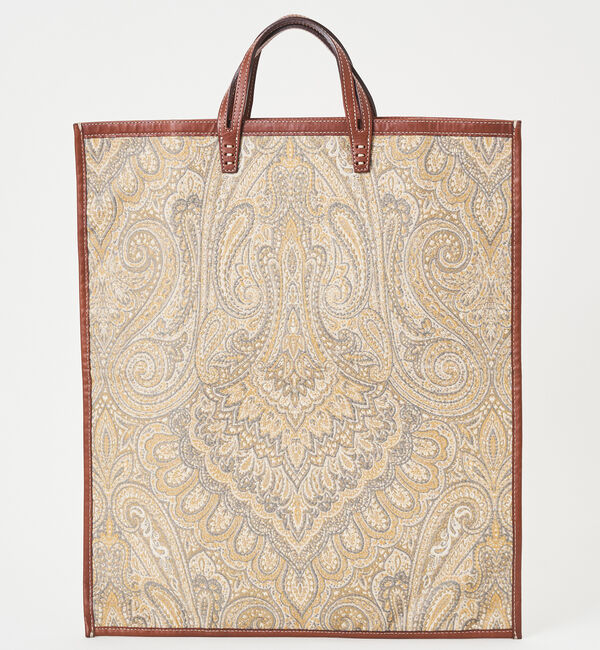 「【A VACATION】FAN PAISLEY OR」|トートバッグ|