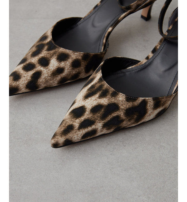 Hoaw.「【Hoaw.】レオパードポインテッドパンプス」|パンプス|