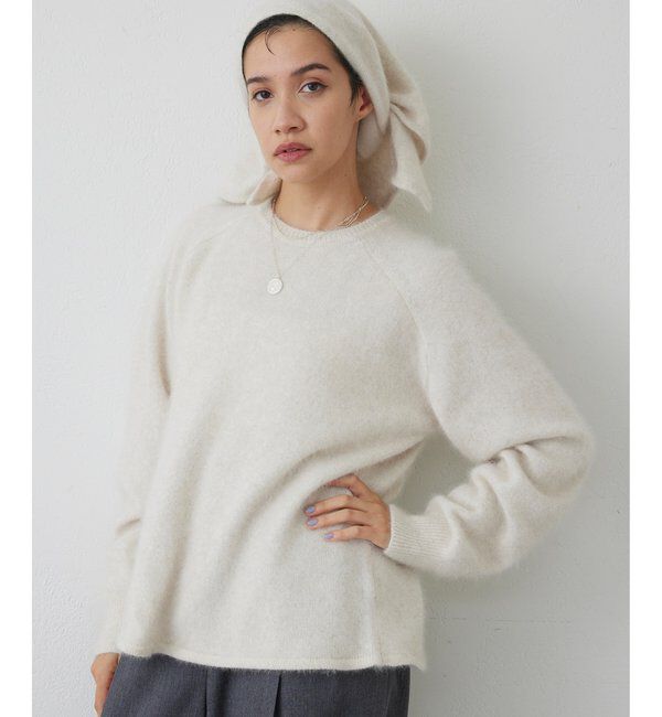 THE PAUSE「【THE PAUSE】ファーニットスカーフSET プルオーバー」|ニット・セーター|