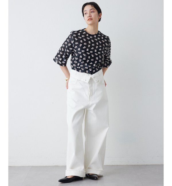 THE PAUSE「【THE PAUSE】フラワージャガードブラウス」|シャツ・ブラウス|