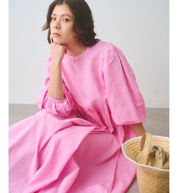  「2wayギャザーワンピース」|ワンピース|