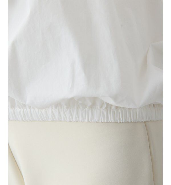  「コットンタイプライターギャザーブラウス」|シャツ・ブラウス|