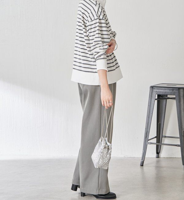  「ボーダーポンチニットソー」|Tシャツ・カットソー|