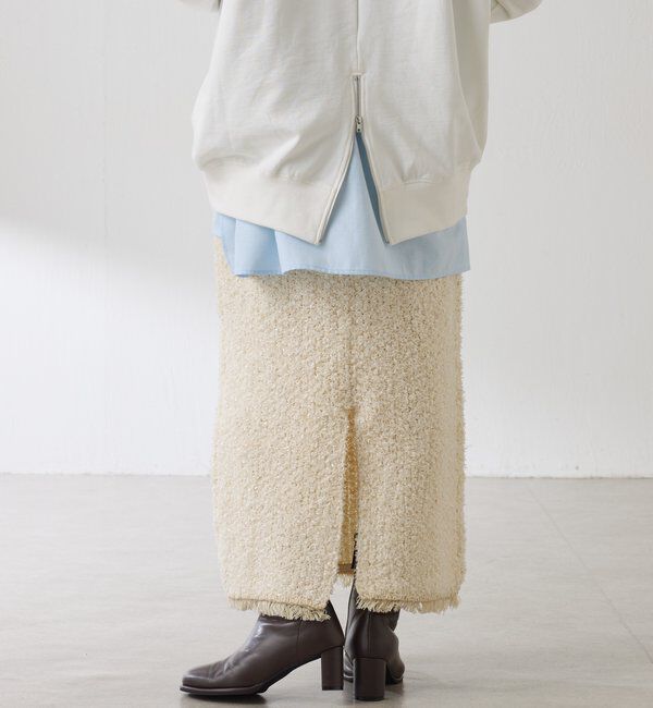  「ツイードライクニットスカート」|スカート|
