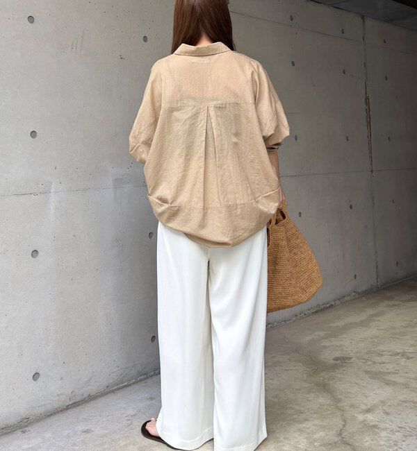  「【累計販売数3万枚突破/21色4サイズ展開！】タックワイドパンツ」|チノ|