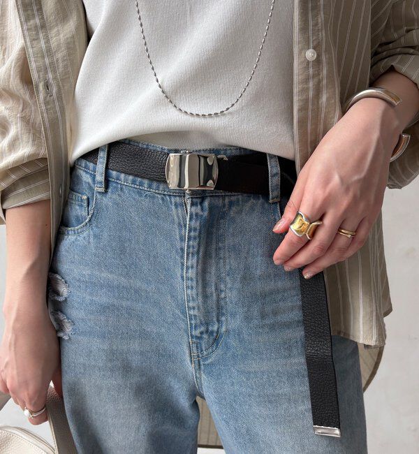  「レザーガチャベルト」|ベルト|ブラックその他1