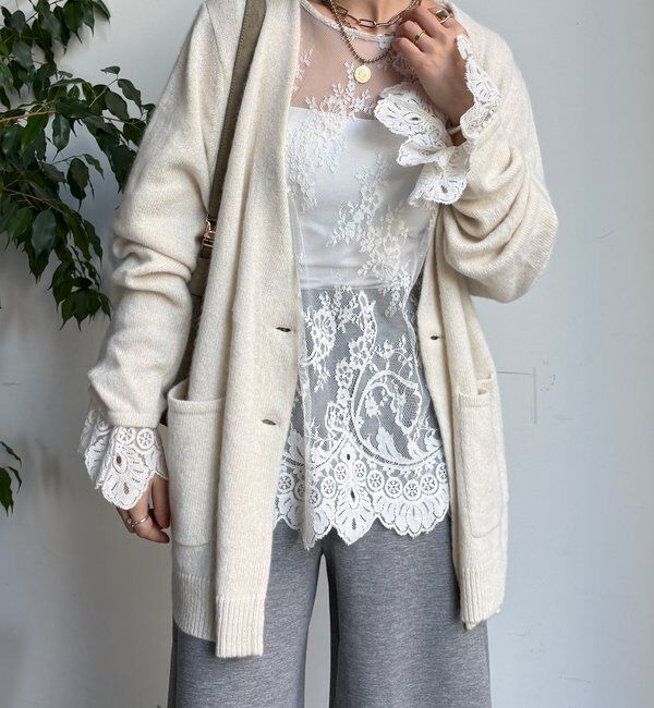  「レースフレアブラウス」|シャツ・ブラウス|