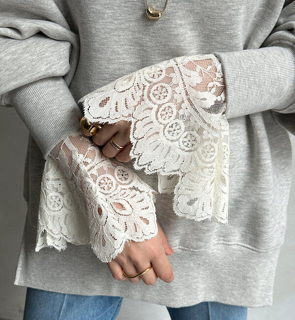  「レースフレアブラウス」|シャツ・ブラウス|