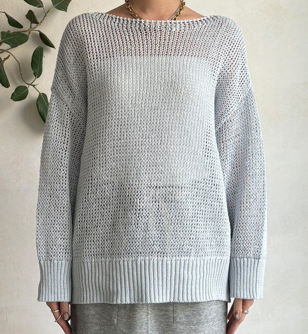  「【新色追加！】コットンローゲージプルオーバー」|ニット・セーター|