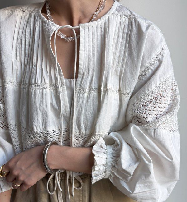  「インドレースボレロブラウス」|シャツ・ブラウス|