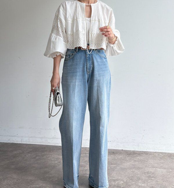  「インドレースボレロブラウス」|シャツ・ブラウス|